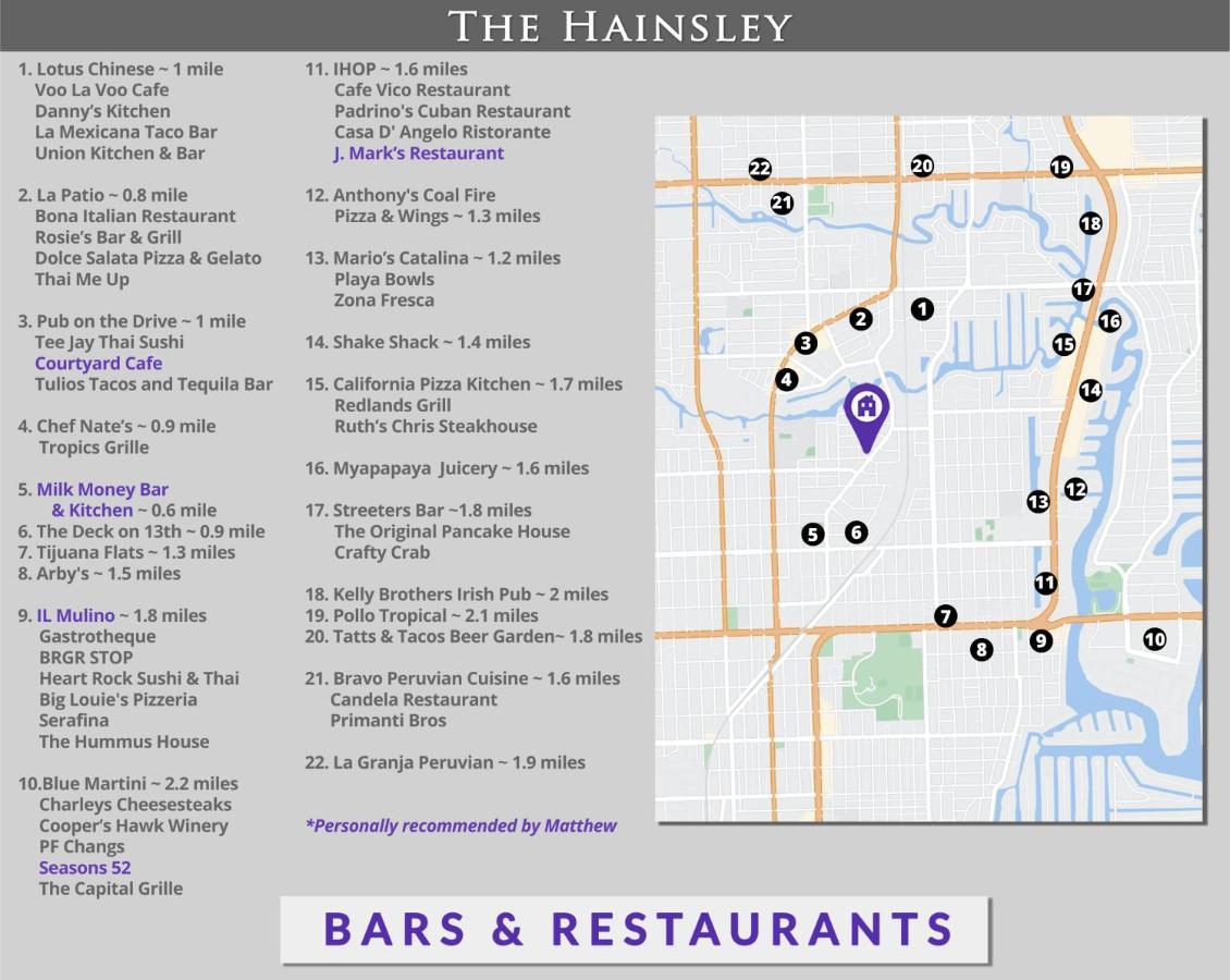 Hainsley Apartments At 1645 Fort Lauderdale Exterior foto